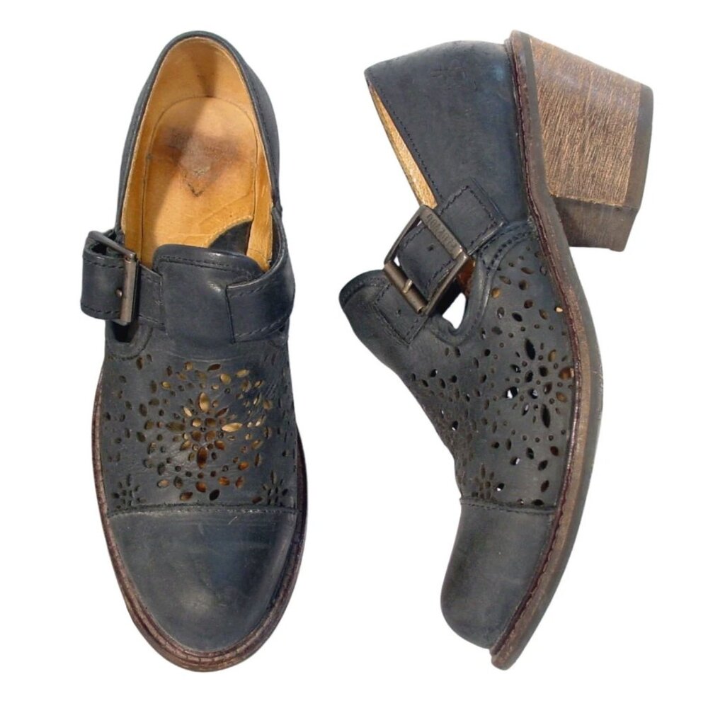 JOHN FLUEVOG Adriana Roxana Western Ankle Boots Heeled Booties 6